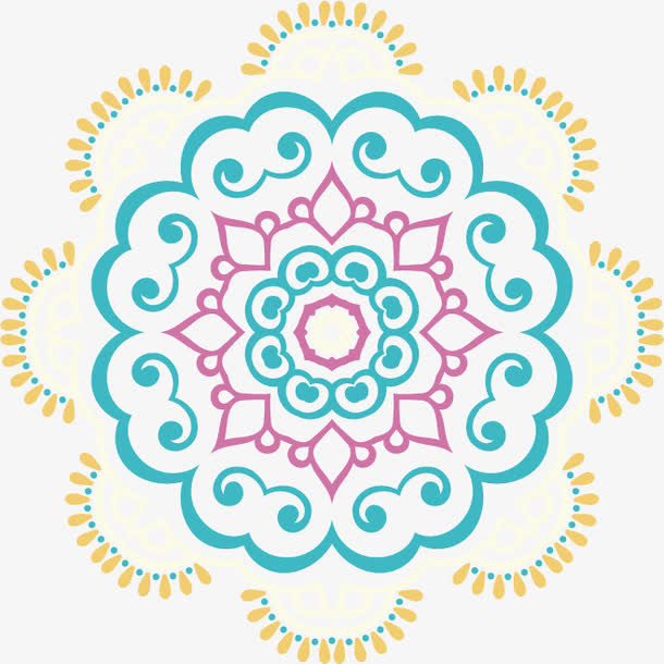 欧式复古底纹矢量免抠