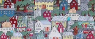 彩色的城市高清