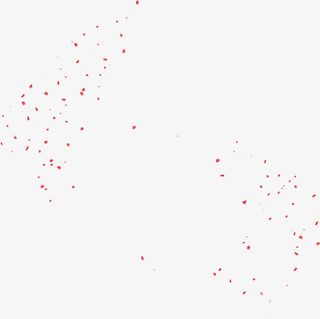 红色漂浮美丽花朵免抠