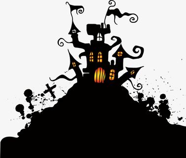 万圣节城堡免抠