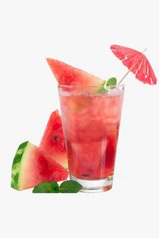 西瓜西瓜汁饮品免抠