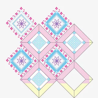 花纹方格子素材背景