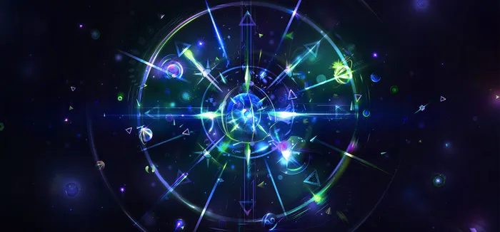 科技感炫彩发光背景banner装饰高清