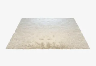 白色加绒毛毯免抠