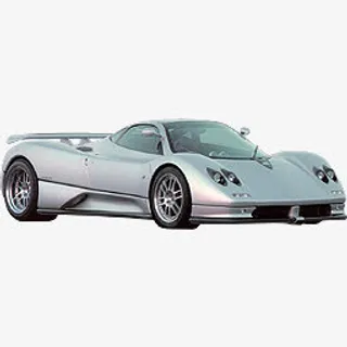 银白色超级跑车图标免抠