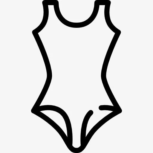 女性泳装图标免抠