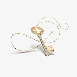 钻石钥匙吊坠免抠