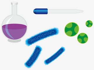 实验室用品矢量免抠