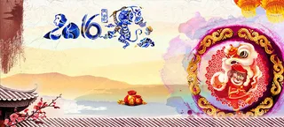 猴年喜庆背景高清