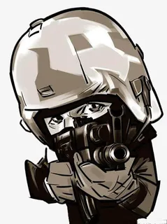 特种兵狙击枪瞄准素材免抠