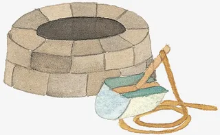 一口井简图免抠