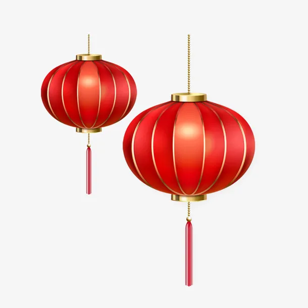 中国传统元素灯笼免抠