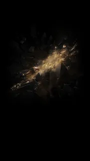 大气黑色几何立体块H5背景高清