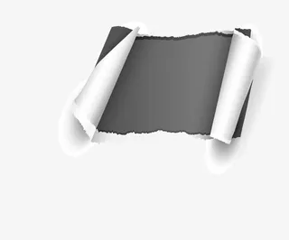 破裂的纸免抠