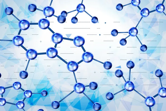 科技分子粒子背景矢量素材高清