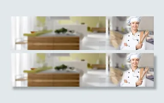 厨师温馨厨房banner高清