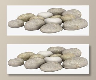 一堆鹅卵石免抠