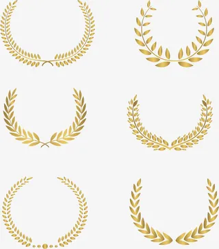 半框标题框免抠