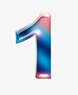 炫丽 数字 艺术字  酷炫免抠