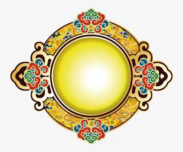 古典花纹免抠