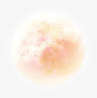 月光圆月素材免抠
