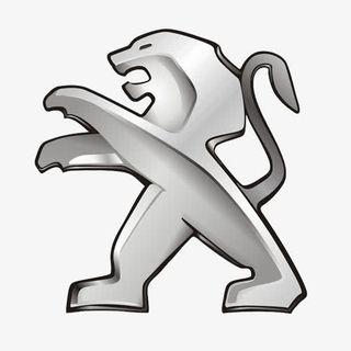 银色质感装饰东风标致汽车logo免抠