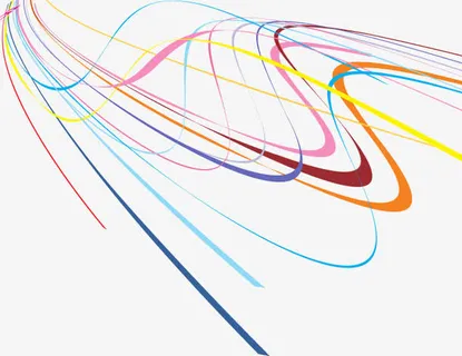 矢量时尚动感线素材免抠