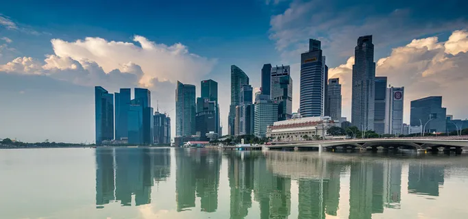 沿海摩天大楼高清