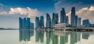 沿海摩天大楼高清