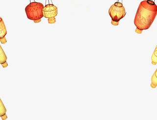 过年灯笼装饰免抠