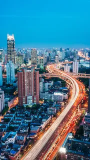 公路城市H5背景高清