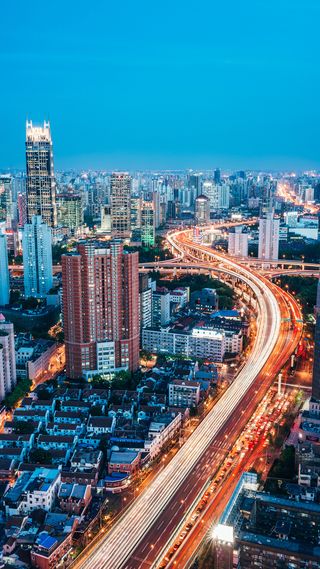 公路城市H5背景高清