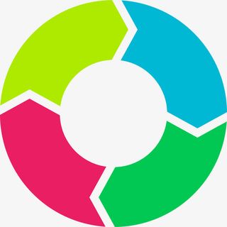 创意拼色商务信息图矢量图免抠