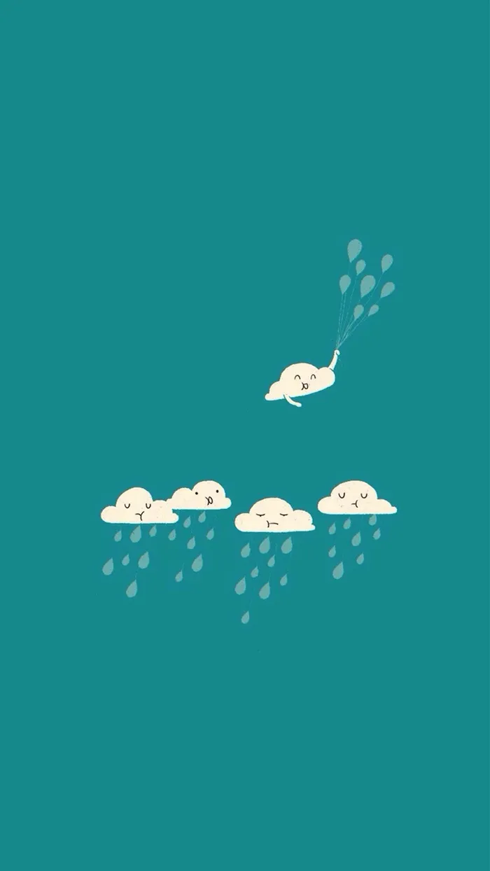 下雨的云H5素材背景高清