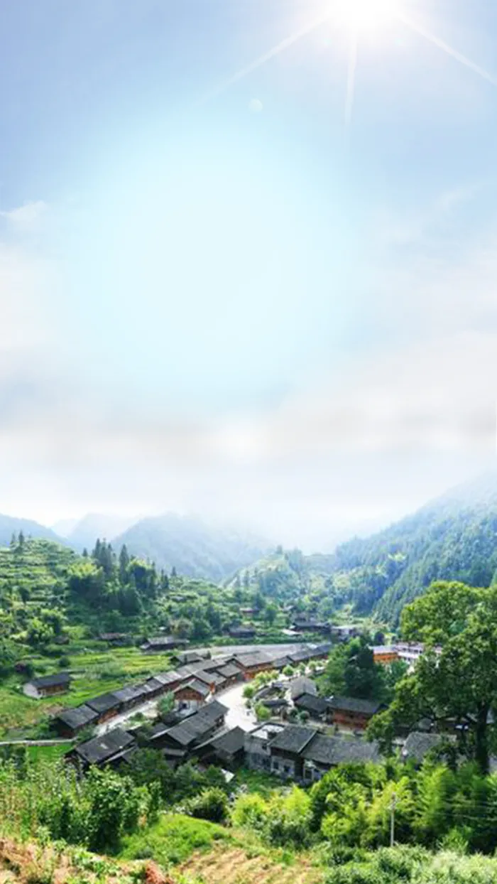 铜仁田园风景摄影平面广告高清