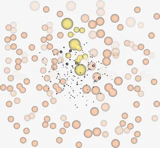 圆形光斑效果元素免抠