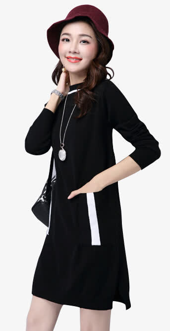 时尚穿搭女装效果免抠