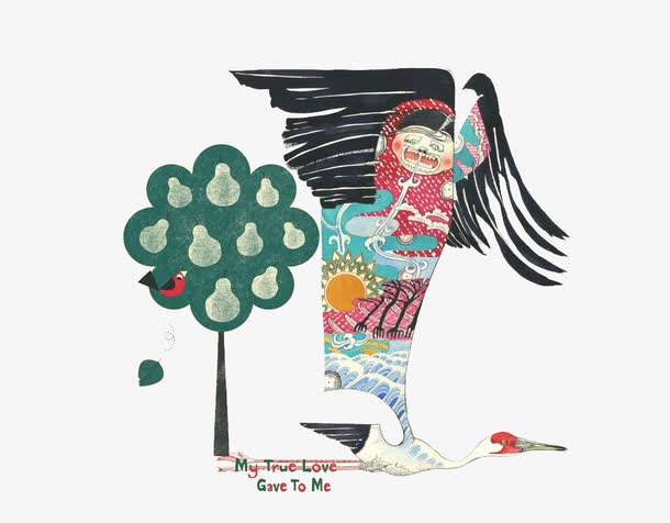 手绘卡通免抠