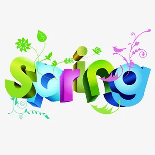 彩色spring免抠