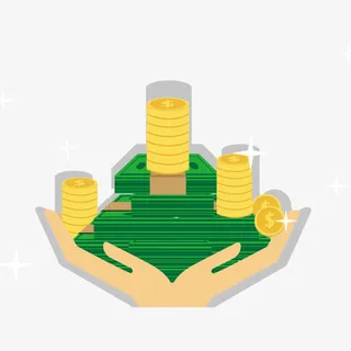 金融理财创意图案免抠