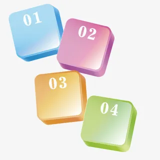 ppt立体数字标签免抠