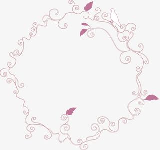 潮流花瓣点缀免抠