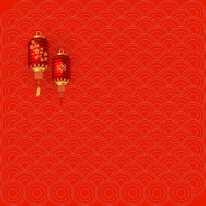 2022新年装饰元素高清卡通手绘背景