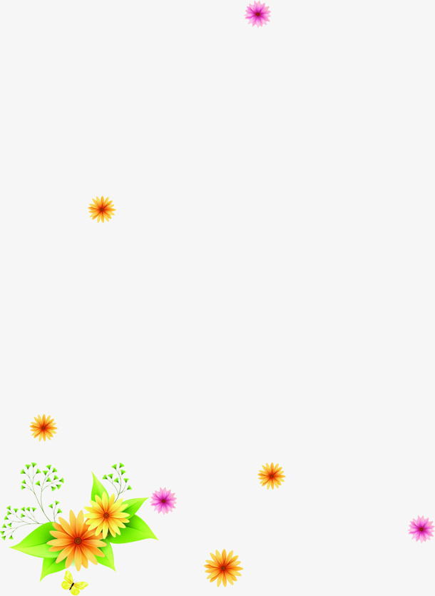 鲜花元素免抠
