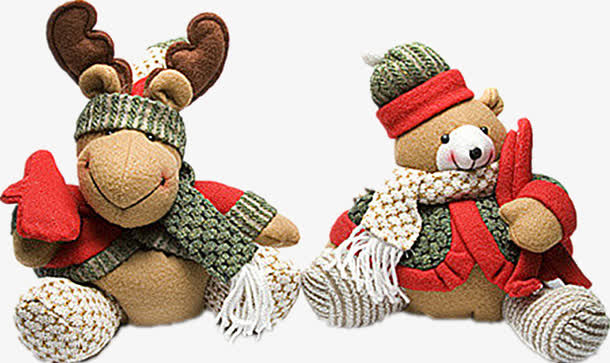 圣诞卡通玩偶免抠