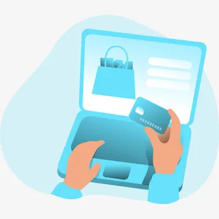 电脑购物支付免抠