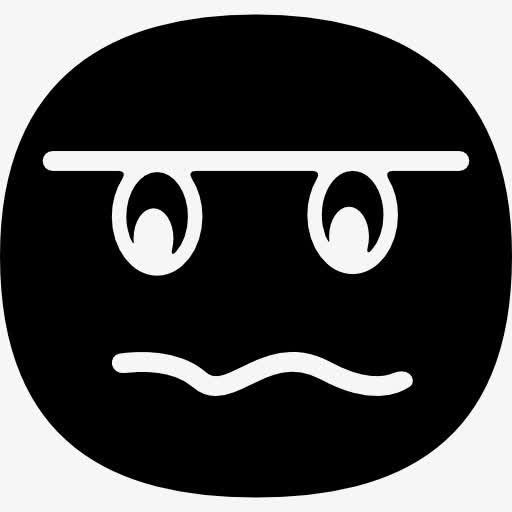担忧的脸图标免抠