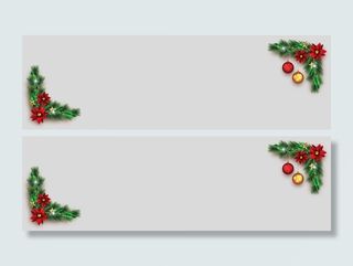 圣诞冬季背景（1920*587）高清