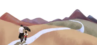 父亲节手绘banner高清