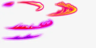 创意合成紫色的光效效果免抠